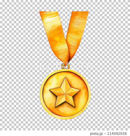 Gold Medals Celebrating Achievement Gold Medals Celebrating Achievement 114092038