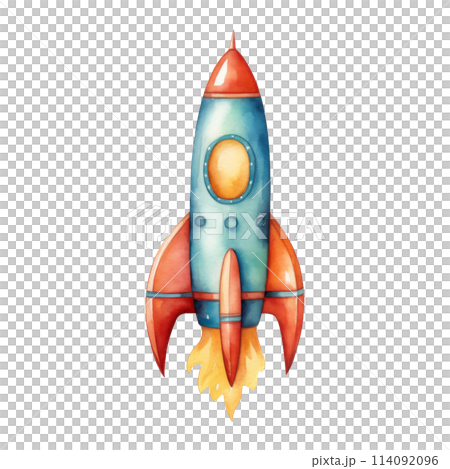 Colorful Rockets Standing Tall 114092096