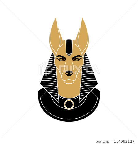 Anubis the god of ancient Egypt. Anubis the god of ancient Egypt. 114092127