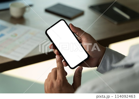 new phone Technology smartphone with blank screen and modern frame less design new phone Technology smartphone with blank screen and modern frame less design 114092463