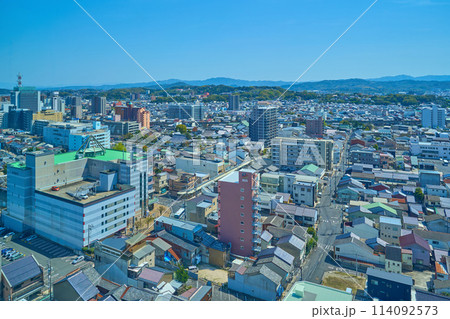 島根県松江市の街並み眺望(白潟本町,寺町,天神町など) 島根県松江市の街並み眺望(白潟本町,寺町,天神町など) 114092573
