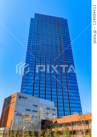 東京　港区 三田の都市風景（三田ガーデンタワー） 114094411