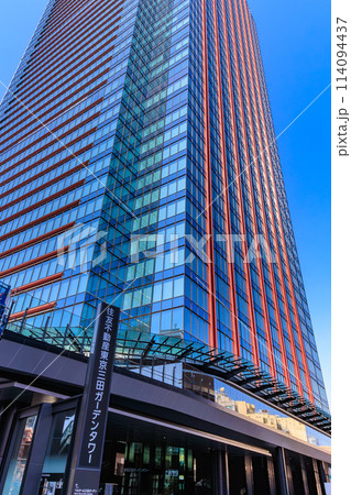 東京　港区 三田の都市風景（三田ガーデンタワー） 114094437