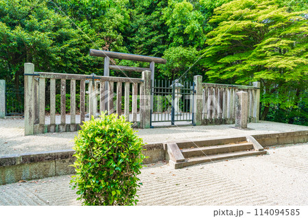 奈良県高取町　第三十五代皇極天皇　第三十七代斉明天皇　越智崗上陵　 114094585