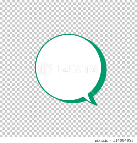 簡單綠色圓形語音氣泡_帶主線_帶陰影_單品朝右 簡單綠色圓形語音氣泡_帶主線_帶陰影_單品朝右 114094953