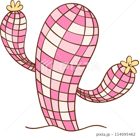 Disco Cowgirl Cactus Retro Girly Cowboy Doodle Drawing Disco Cowgirl Cactus Retro Girly Cowboy Doodle Drawing 114095462
