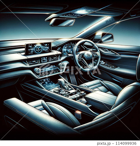 自動車のインテリア 《AI生成画像》 自動車のインテリア 《AI生成画像》 114099936
