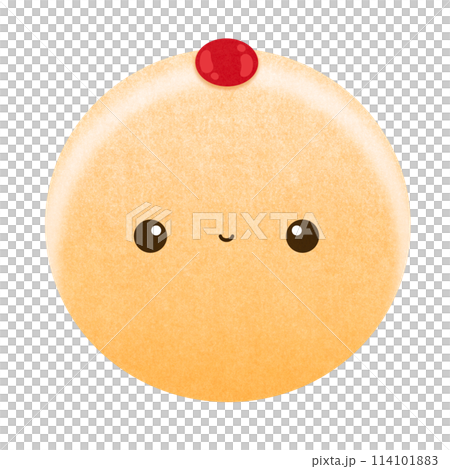 Strawberry Jam Stuffed Cute Donut Cartoon illustration Cute Dessert Cartoon Cute Sweet Cartoon Kawaii Donut Mascot Donut Character Donut Smiley Donut Happy Donut 114101883