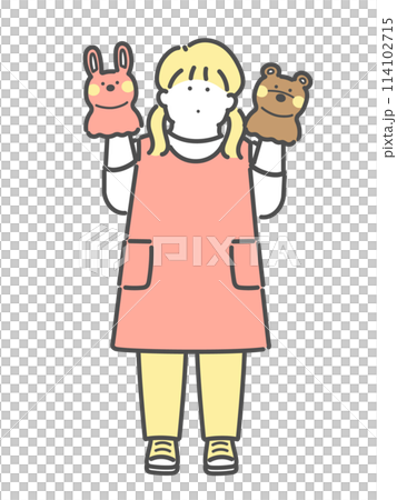 保育士の女性 114102715