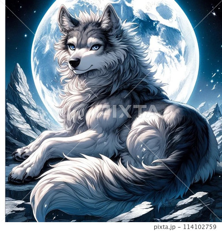 アニメ風狼 アニメ風狼 114102759
