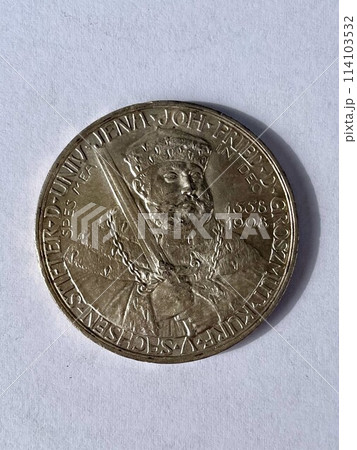 5マルク銀貨 ザクセン・ワイマール・アイゼナハ 1908年 イェーナ大学創設350周年 5マルク銀貨 ザクセン・ワイマール・アイゼナハ 1908年 イェーナ大学創設350周年 114103532