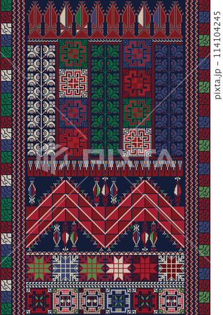 Palestinian Tatreez, template pattern 18 Palestinian Tatreez, template pattern 18 114104245
