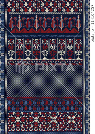 Palestinian Tatreez, template pattern 24 114104257