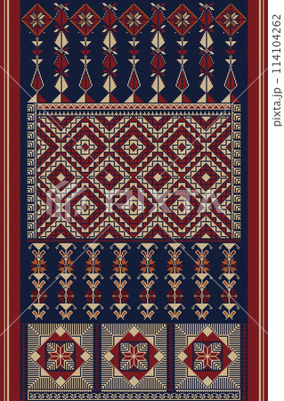 Palestinian Tatreez, template pattern 27 Palestinian Tatreez, template pattern 27 114104262