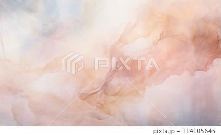 abstract modern watercolor ink paint flow wallpaper texture background dull pale color 114105645
