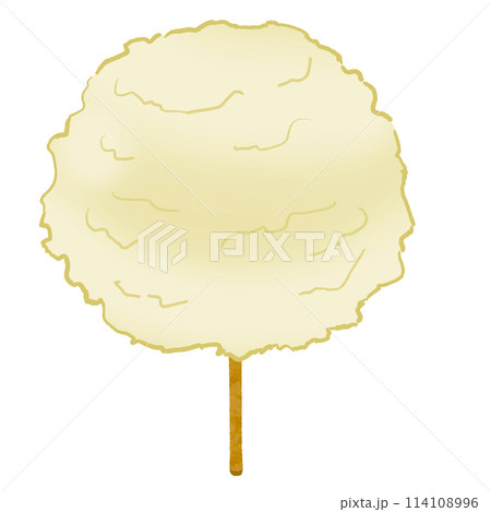黄色い綿菓子 114108996