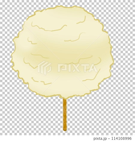 黄色い綿菓子 114108996