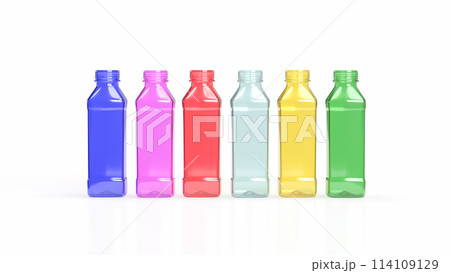 The plastic bottle for eco or product concept 3d rendering. 114109129