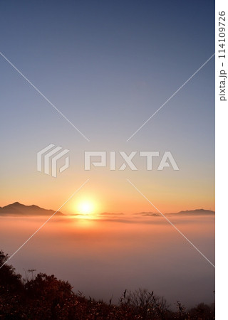 宝山公園展望台からの夜久野高原の雲海 宝山公園展望台からの夜久野高原の雲海 114109726