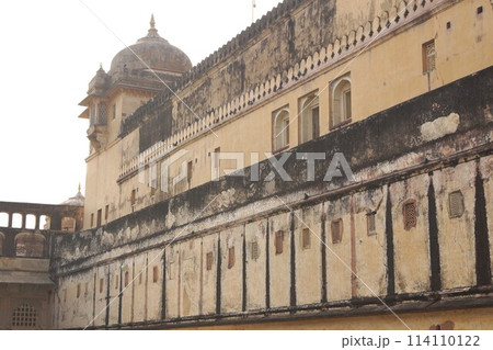 インド ジャイプル郊外 アンベール城の建物 インド ジャイプル郊外 アンベール城の建物 114110122