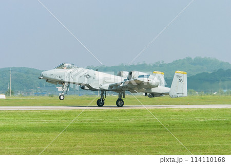 アメリカ空軍A-10AサンダーボルトⅡ着陸 アメリカ空軍A-10AサンダーボルトⅡ着陸 114110168