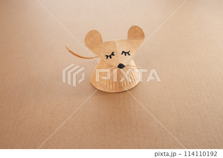 how to make a paper plate mouse craft 114110192