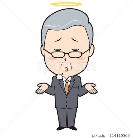 ガッカリする故人ビジネスマン 114110569