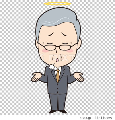 ガッカリする故人ビジネスマン 114110569