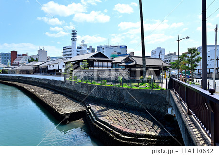 長崎市の風景　出島和蘭商館跡 114110632