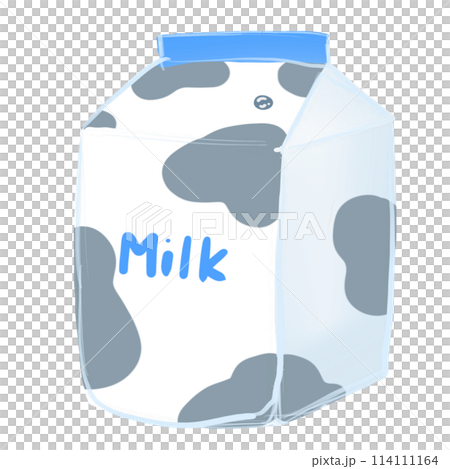 milk in plastic bottle 114111164