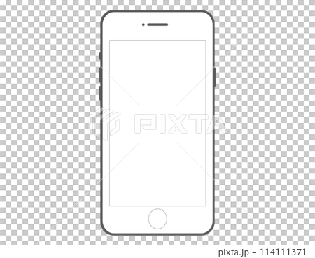 スマホの画面フレーム素材　2 114111371