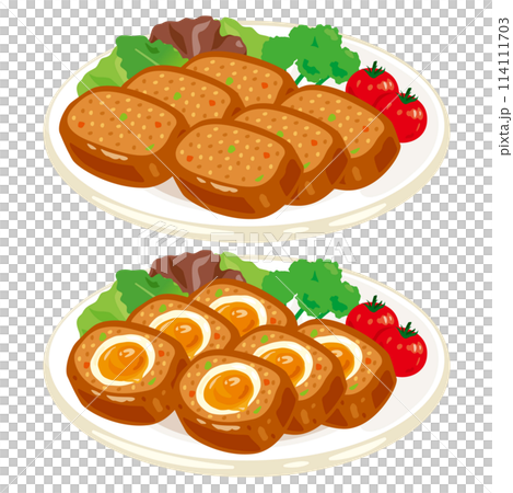 Meatloaf on a plate 114111703