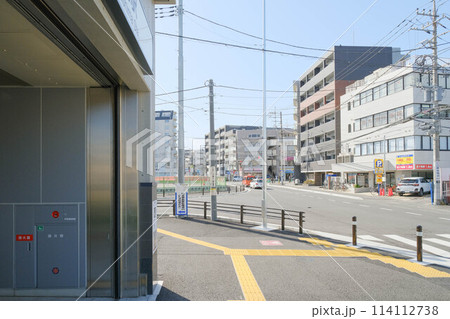 新綱島駅北口から綱島駅方面 新綱島駅北口から綱島駅方面 114112738