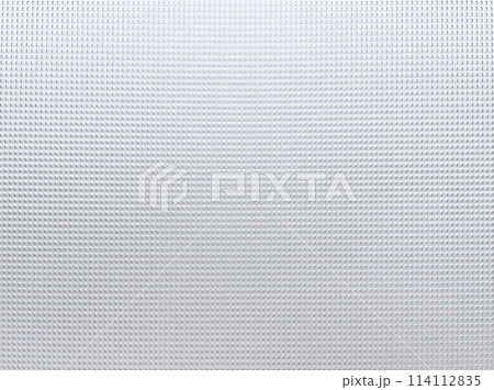 細かな格子柄の凹凸のある表面のすりガラスに光が透過し反射する横長の背景画像5 114112835