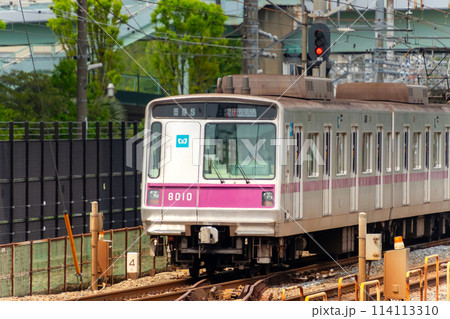 東京メトロ半蔵門線 8000系　伊勢崎線⇄半蔵門線⇄田園都市線 114113310