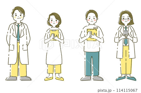 医療従事者イラストセット イラスト素材セット 114115067