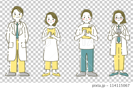 医療従事者イラストセット イラスト素材セット 114115067