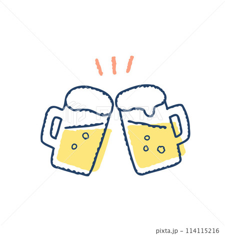 ジョッキビールで乾杯 ジョッキビールで乾杯 114115216