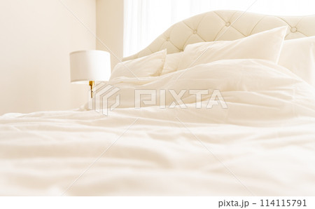 明る部屋の白いベッド 明る部屋の白いベッド 114115791
