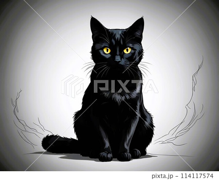 黒猫の想い 114117574