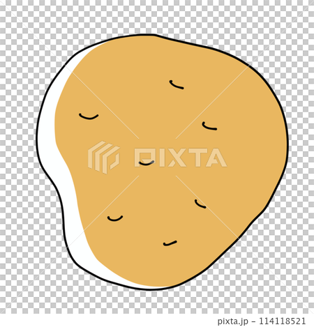 Loose and simple potato, solid color 114118521