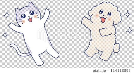 可愛的狗和貓 可愛的狗和貓 114118895