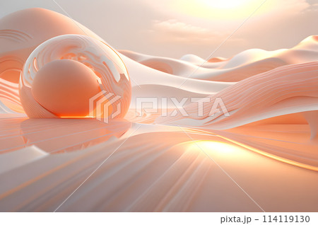 modern abstract 3d sphere Background wallpaper 114119130
