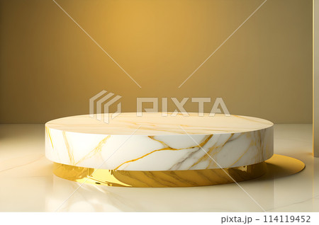 3d podium display for product presentation Background wallpaper 114119452