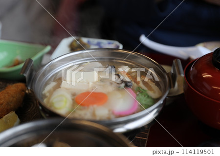 ちり 牡蠣 オイスター 114119501