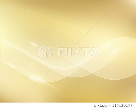 Golden luxury background. Abstract gold metal gradient. Vector blurred illustration 114120177