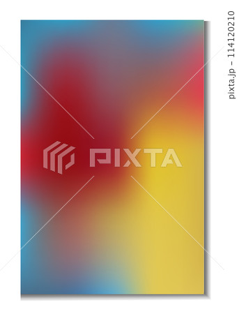 Abstract blu yellow and red wavy liquid background. Vector gradient mesh. Saturated vivid color blend. Modern design template for posters, ad banners, brochures, flyers, covers, websites. Abstract blu yellow and red wavy liquid background. Vector gradient mesh. Saturated vivid color blend. Modern design template for posters, ad banners, brochures, flyers, covers, websites. 114120210