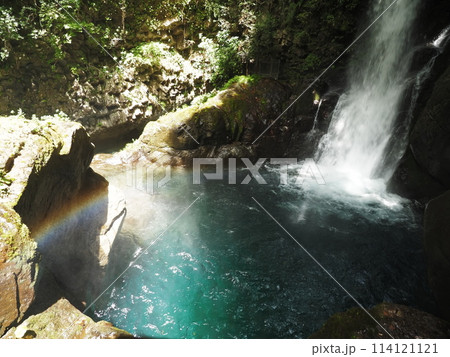 河津七滝の大滝と虹 河津七滝の大滝と虹 114121121