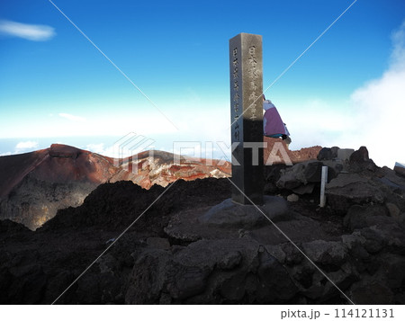 富士山剣ヶ峰頂上 114121131