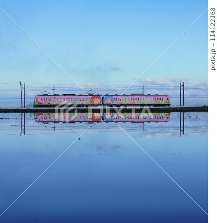 水鏡列車 近江鉄道2024年‐10 水鏡列車 近江鉄道2024年‐10 114122168
